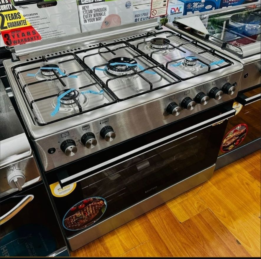 Blueflame 90by60cm Full Gas Cooker 5 Gas Burners ET905GR_0