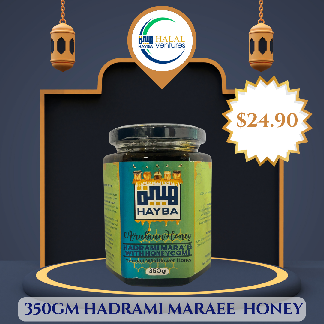 Hadrami Mara'ee Honey with Honeycomb (350g)_0