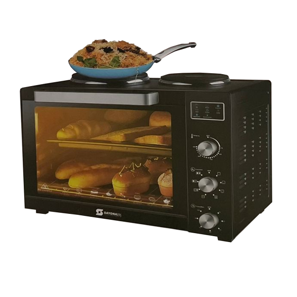 Sayona Electric Oven 45 Litres| SO-4425| Sayona 45 Litres SO4425 Electric Oven With Hotplates_2