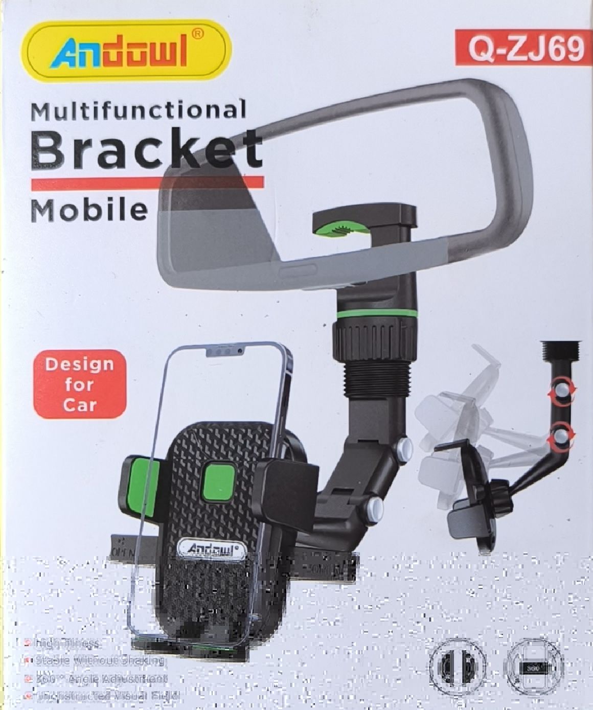 ANDOWL Q-ZJ69 Multifunction Adjustable Universal Mobile Phone Holder_0