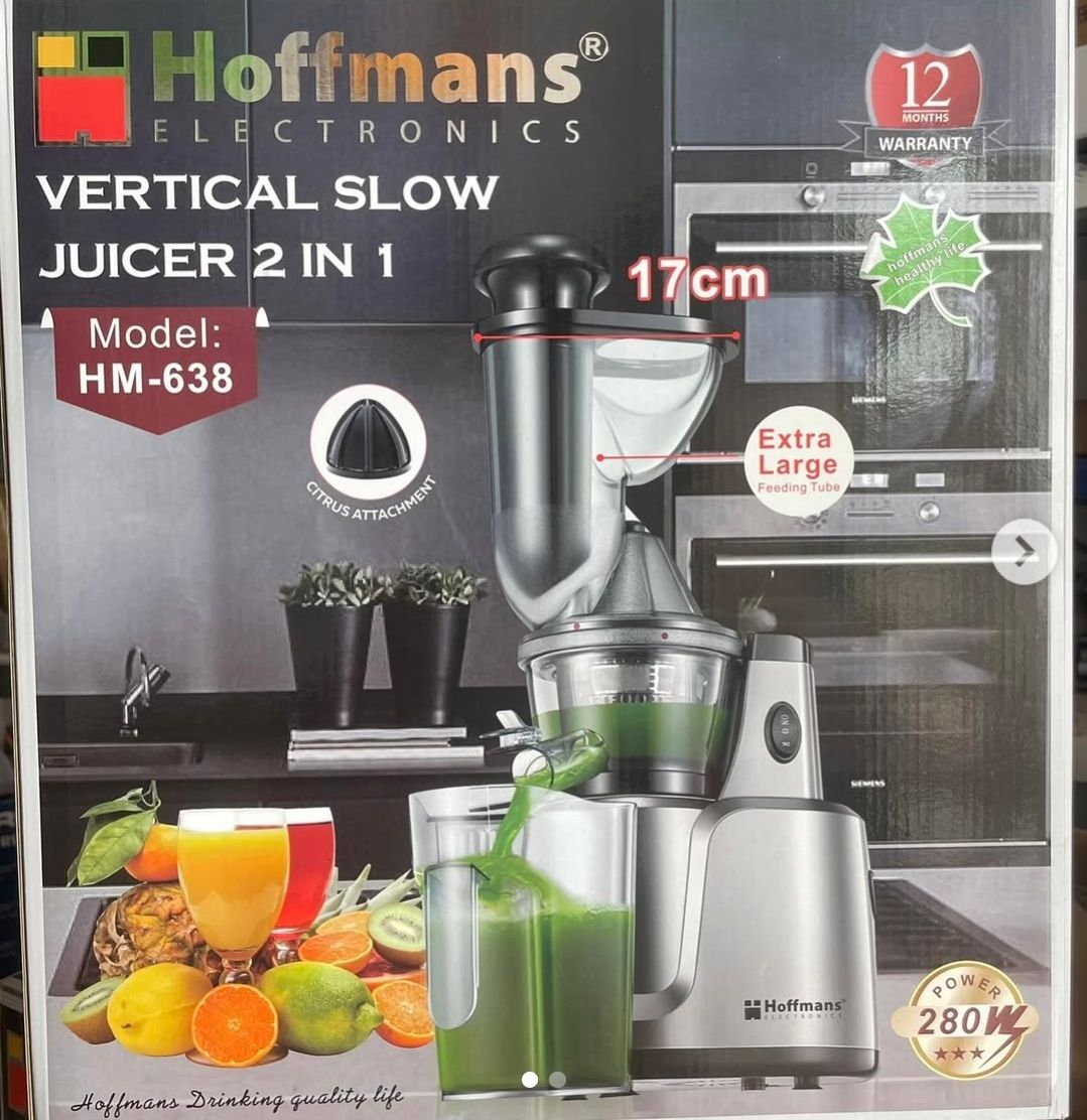 Hoffmans 2 in 1 Vertical Slow Juicer HM-638_1