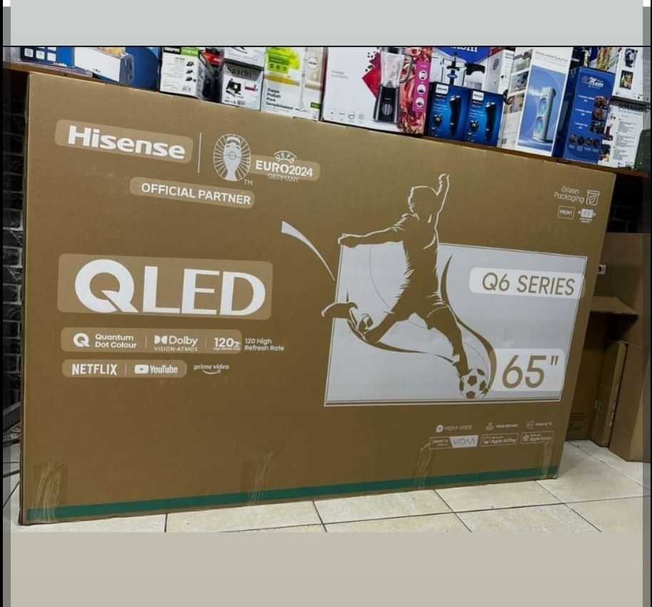 Hisense 65-inch Smart QLED TV| Hisense 65 Inch QLED Smart TV 65E77KQTUK - Quantum Dot Colour, 60Hz VRR, Dolby Vision, Bluetooth&HDMI, Share to TV_1