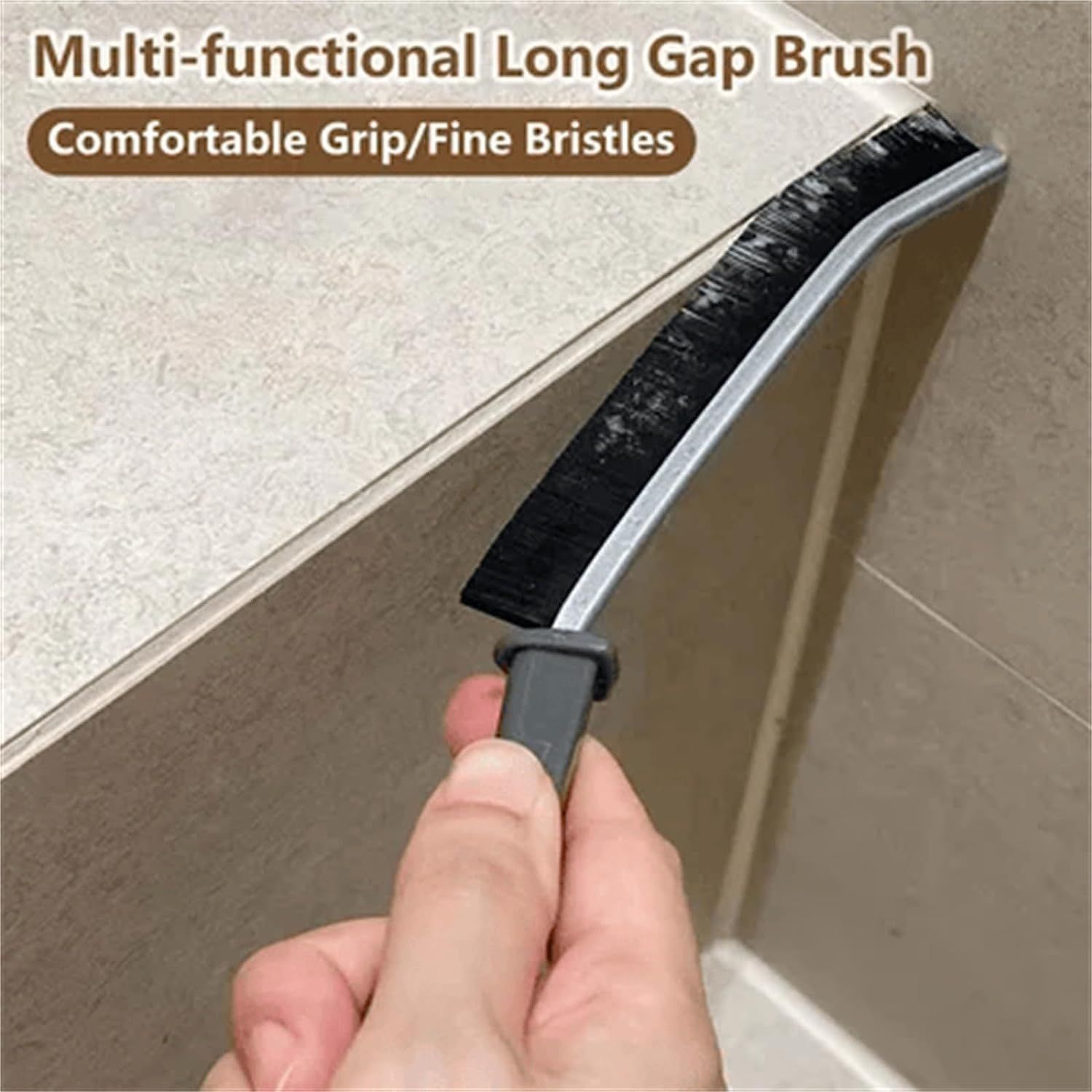 Hard-Bristled Crevice Cleaning Brush, Gap Cleaning Brush, Brush Cleaning Set, Deep Cleaning, Joint Cleaning Brush, Cleaner, Scrubbing Brush, Cleaning Brush (3 PIECES SET)_4