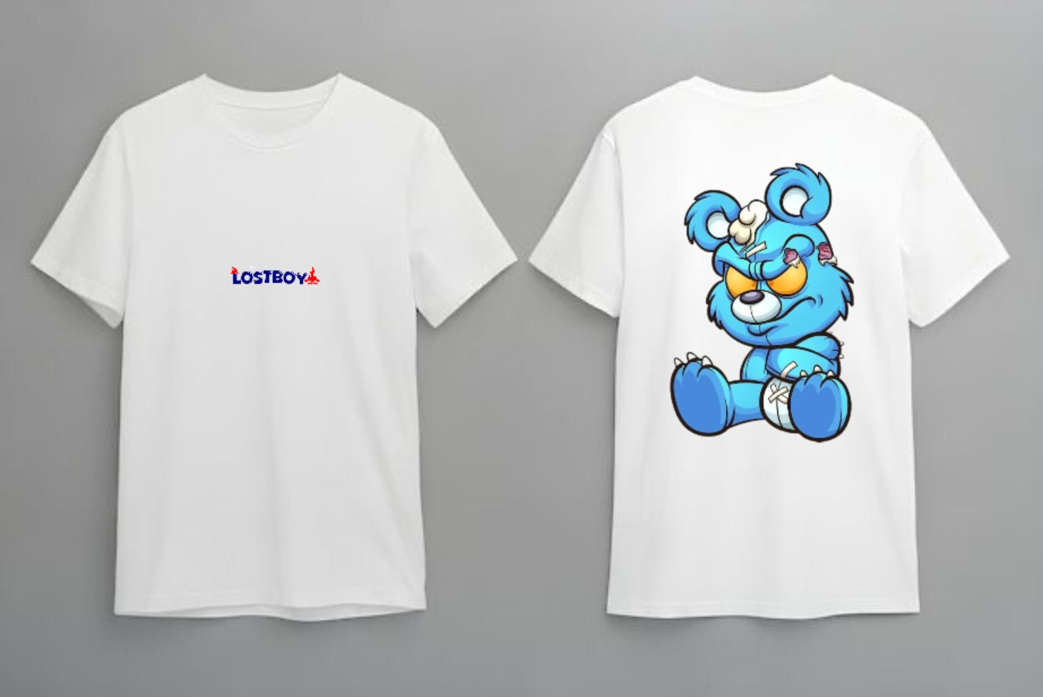 Blue Teddy tee_0