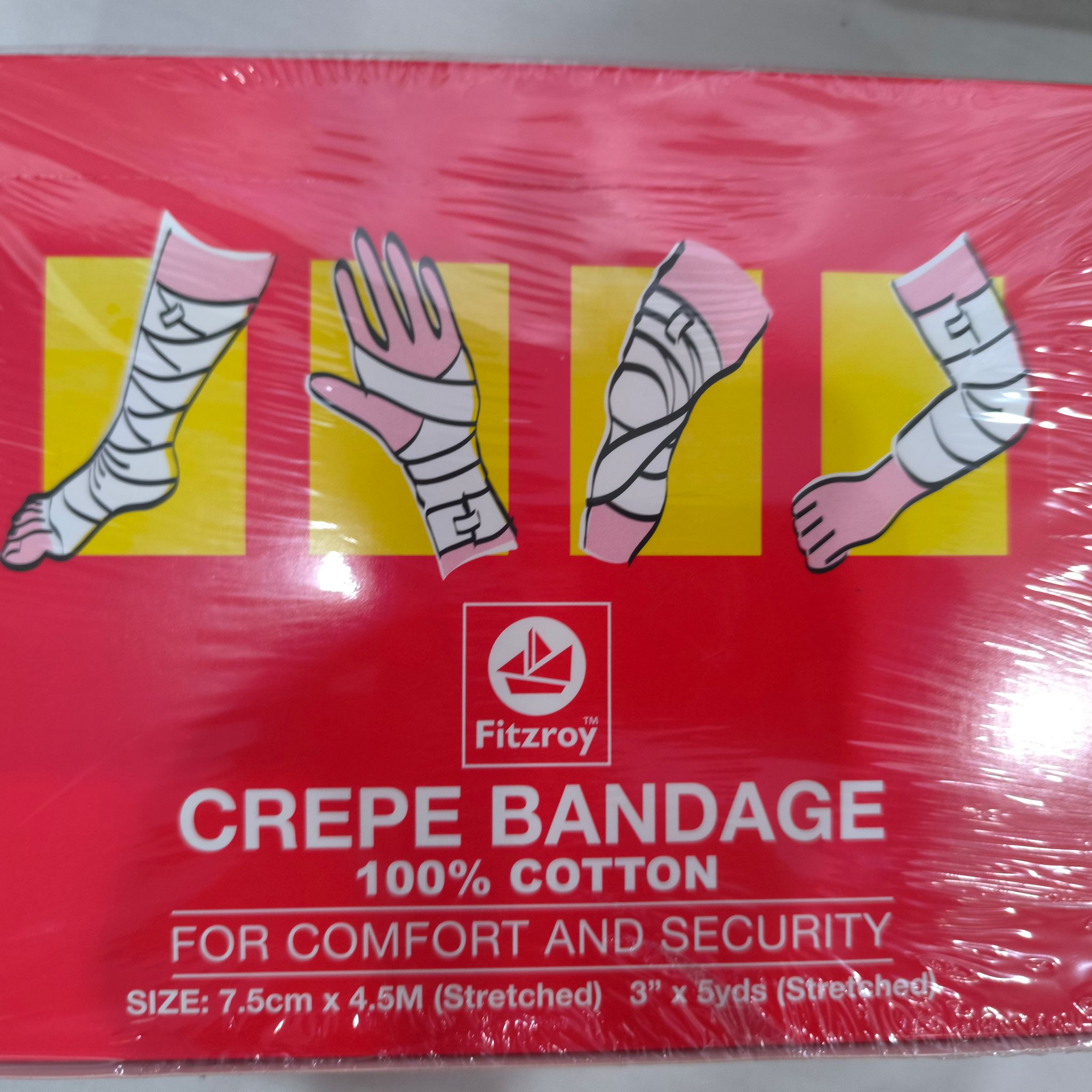 Fitzroy crepe crepe bandage 2" , 1 roll_0