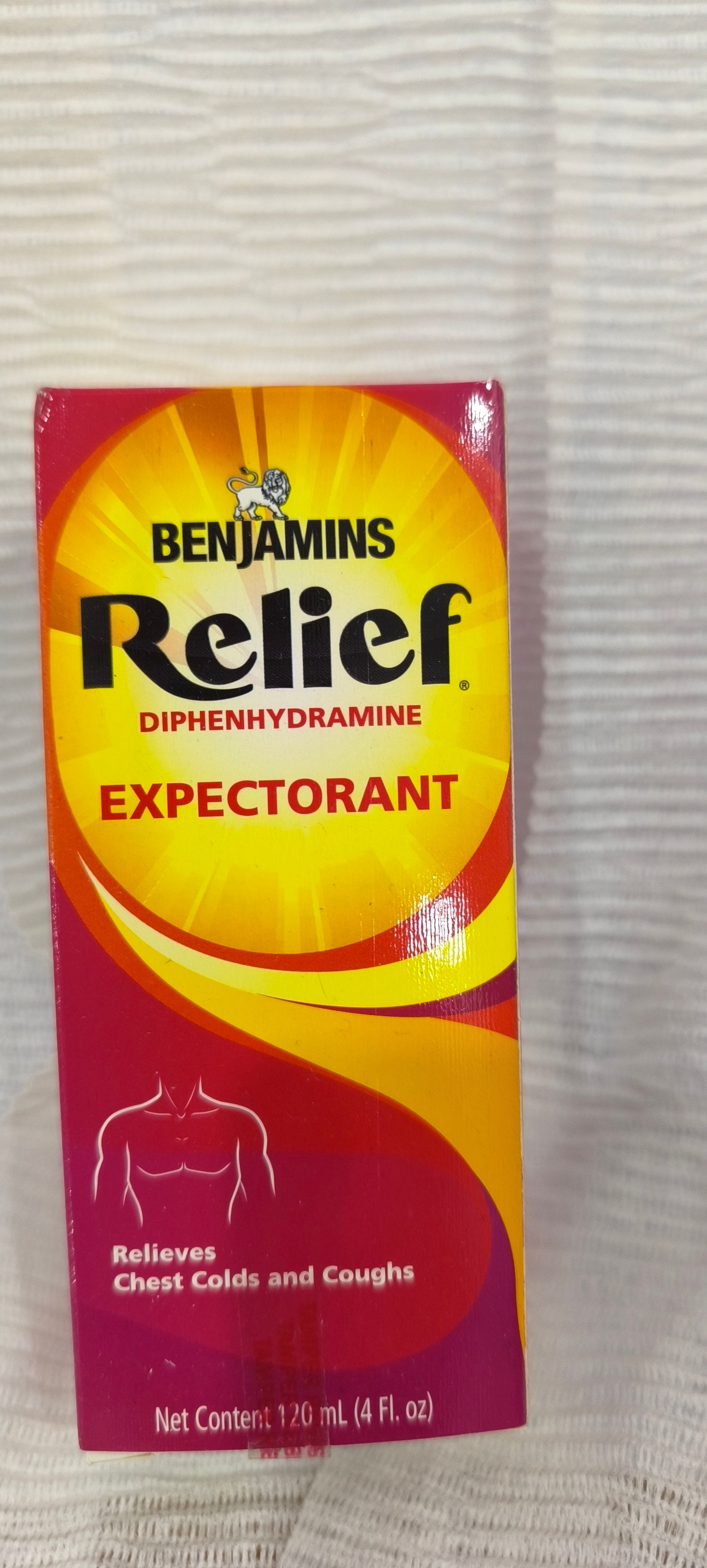 Benjamin Relief expectorant 120ml_0