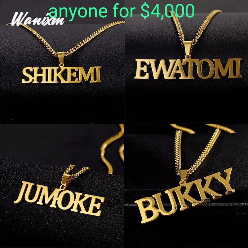 Male Customize Name Chain _0