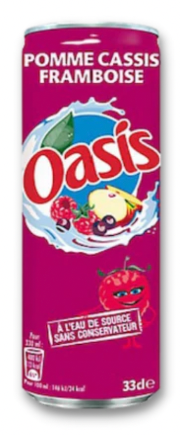 OASIS Strawberry-Raspberry 33cl - France _0