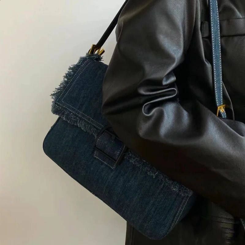 sac baguette en jean _2