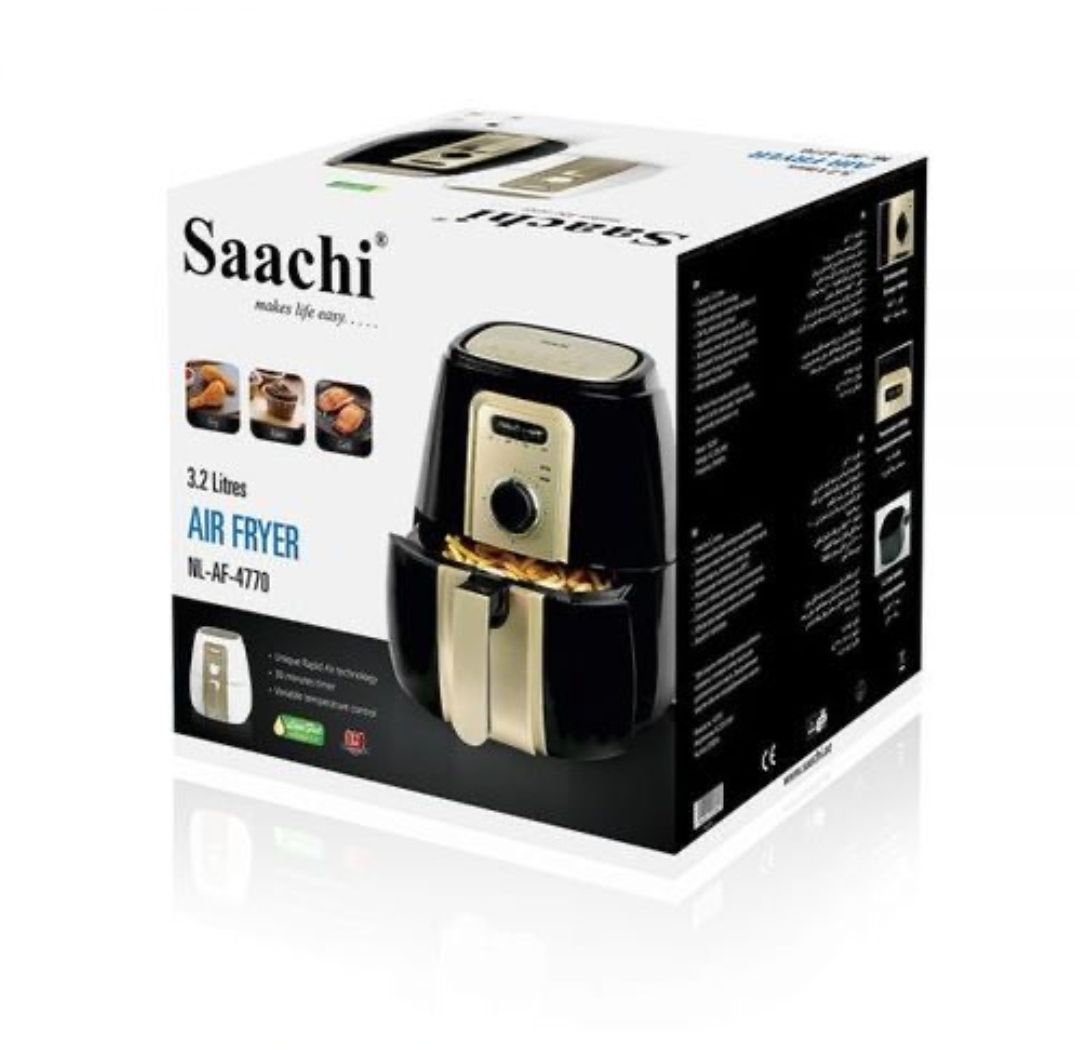 Saachi 3.2 Litres Air Fryer, model NL-AF-4770-BK. _2