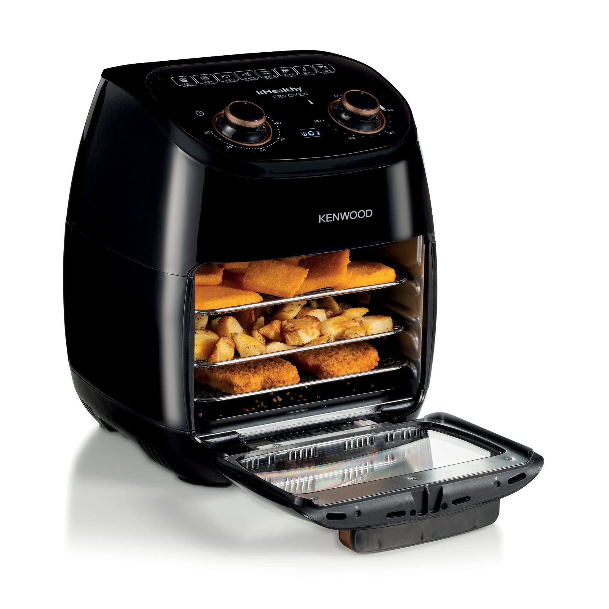 Kenwood K-Healthy Fry Air Fryer + Oven, model HFP90, with a capacity of 11 liters. 2000W_2