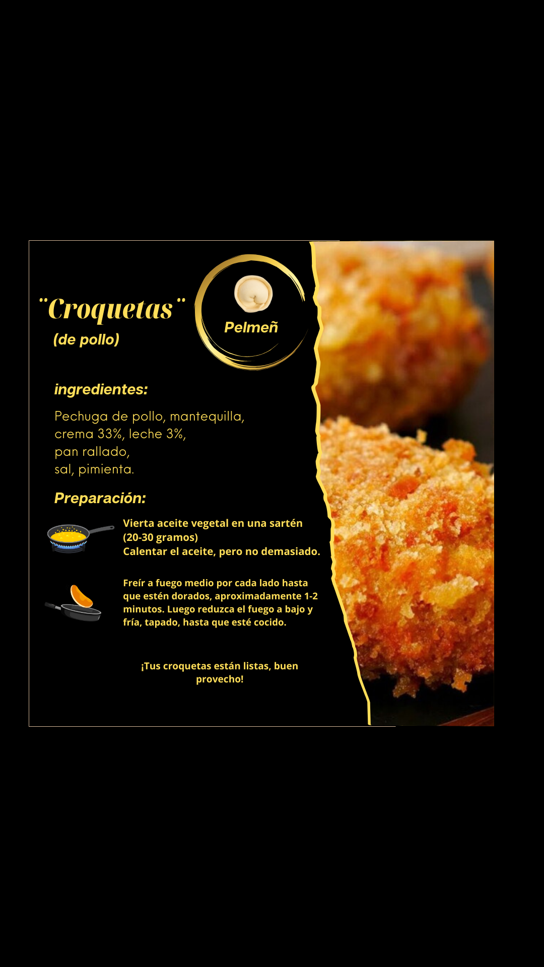 Котлеты "Пожарские" 500гр (6 штук) / Croquetas de pollo 500 g (6 piezas)_0