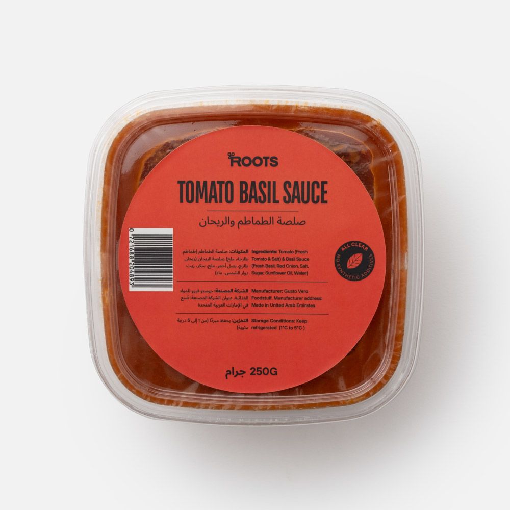 Roots Tomato Basil Sauce 250g_0