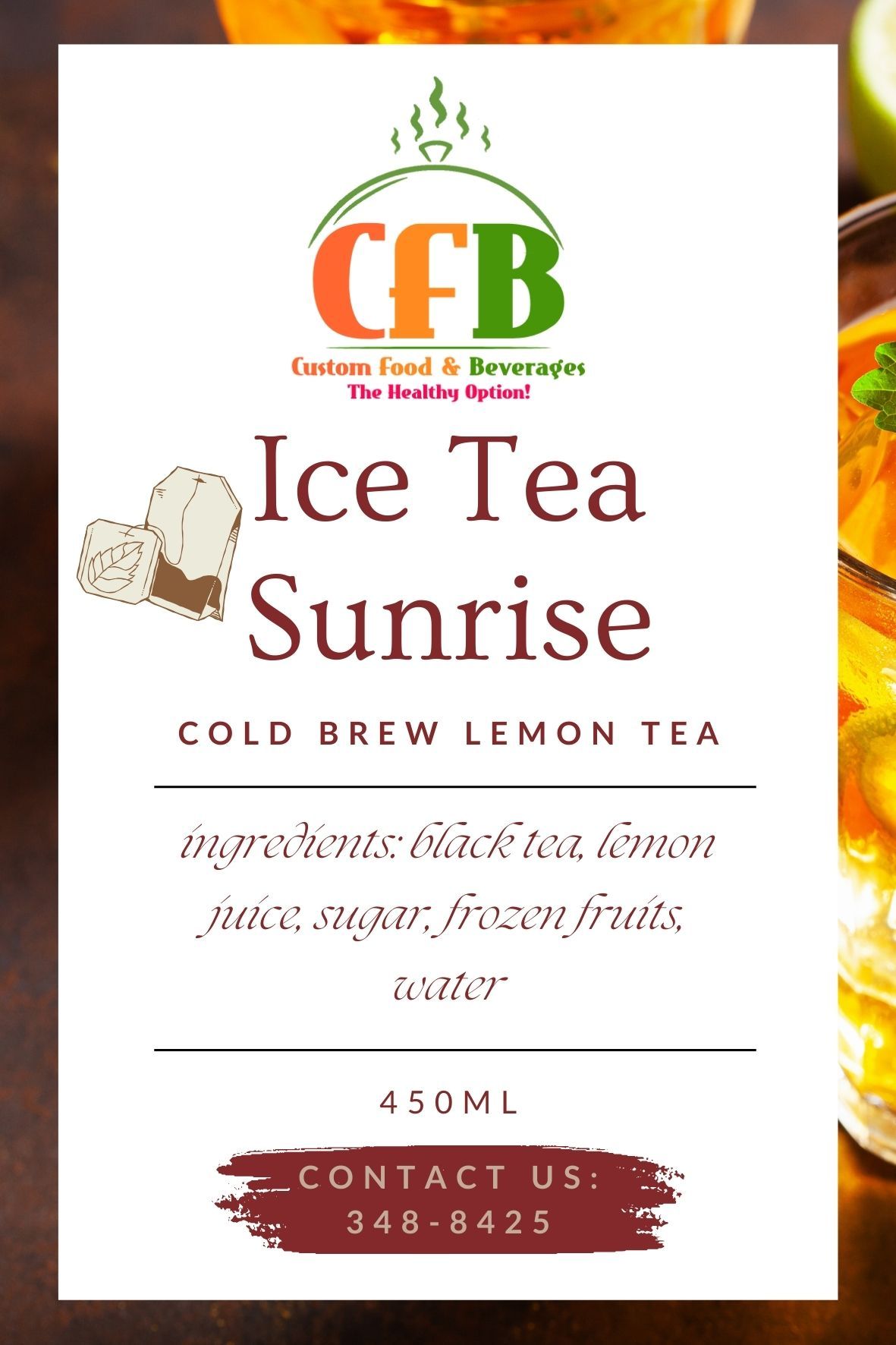 Ice Tea Sunrise - Lemon Ice Tea_0