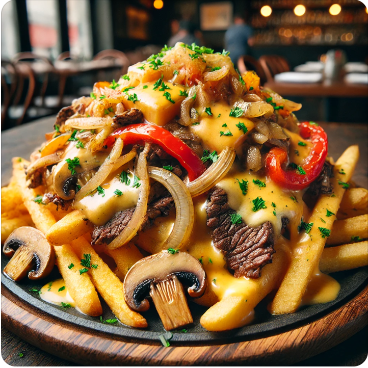 Philly Cheesesteak Loaded Fries_0