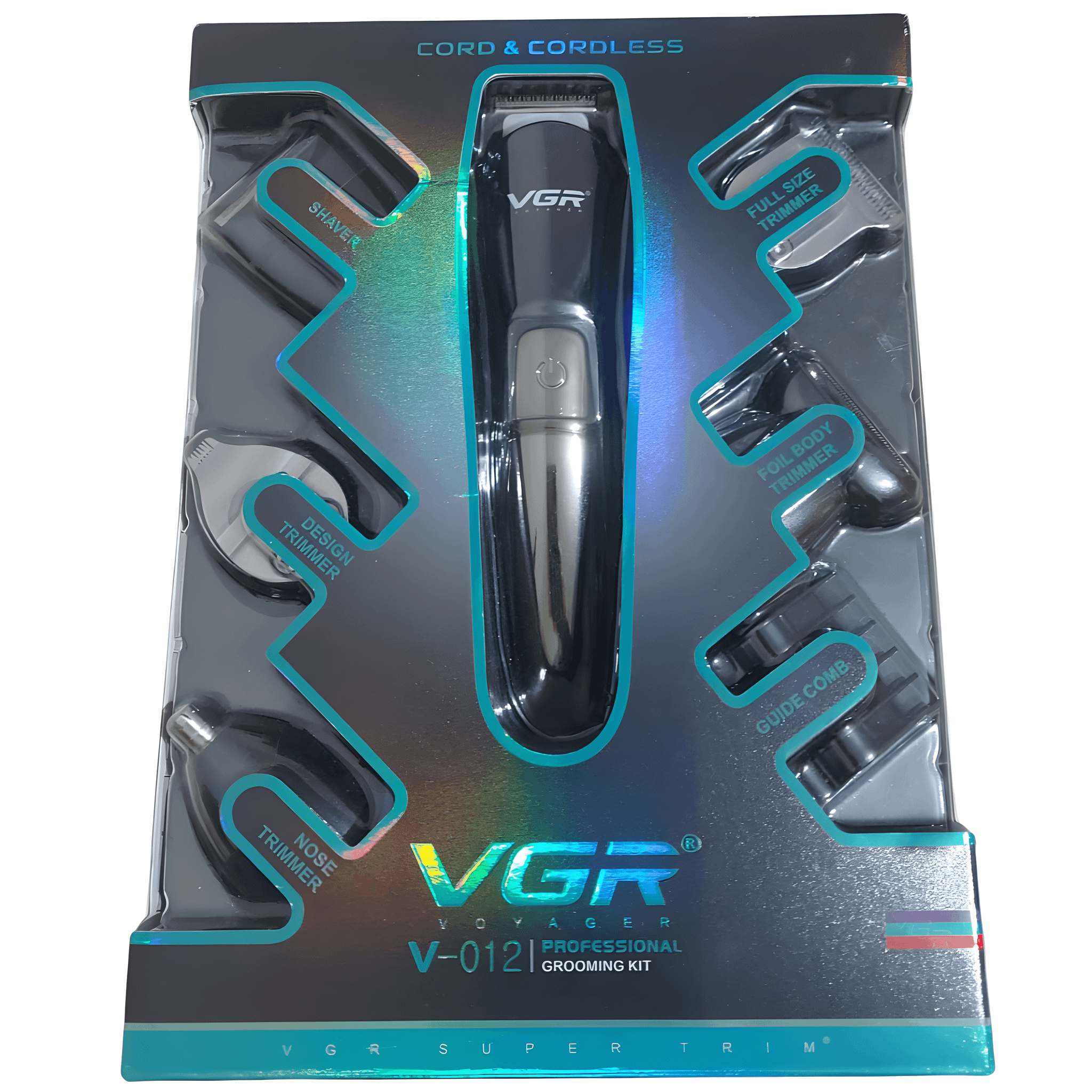 VGR V-012 Professional Grooming Kit - Achieve a Polished Look with Ease!_0