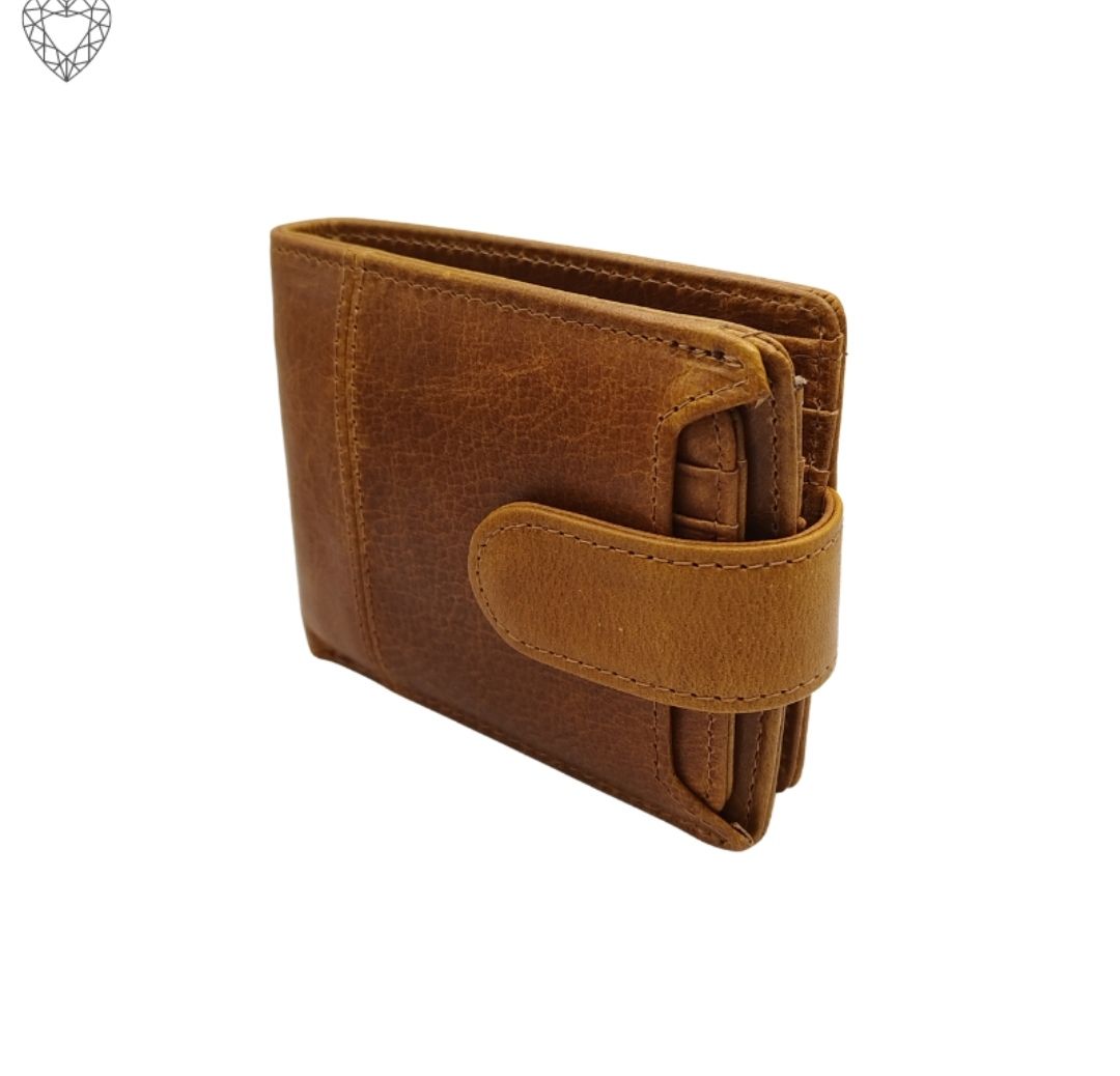 Men’s tan genuine leather wallet_2