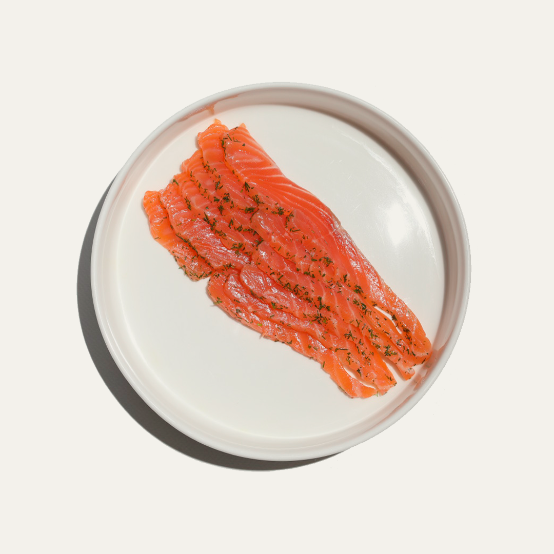 Слабосоленый лосось / Salmón gravlax 100gr_0