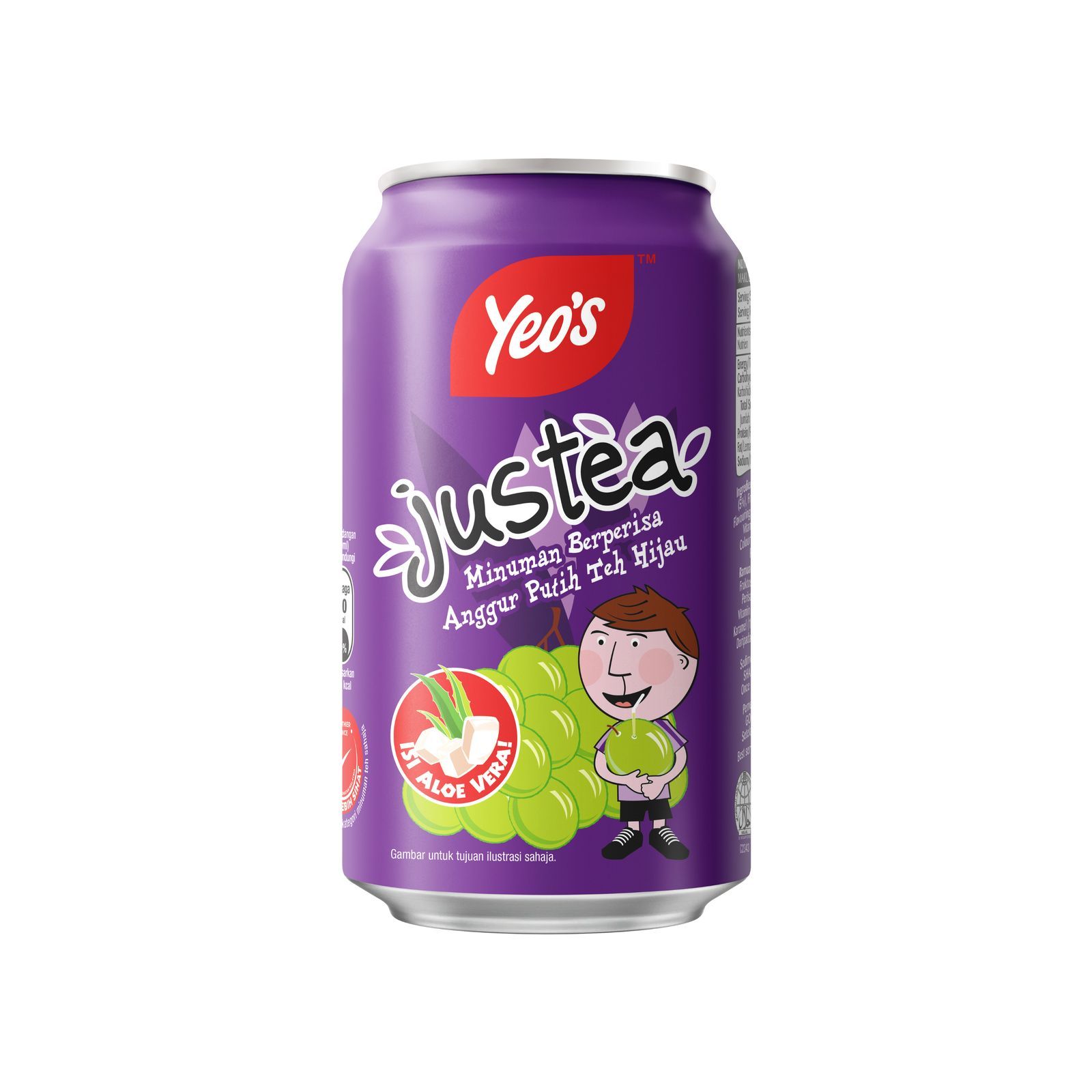 YEO'S JUSTEA WHITE GRAPE GREEN TEA _0
