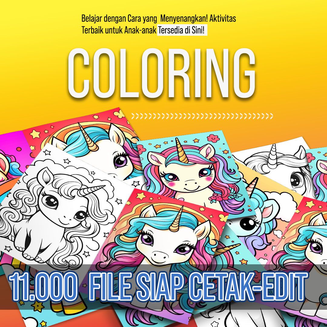 11.000 Coloring Kids - "PLR File"_1