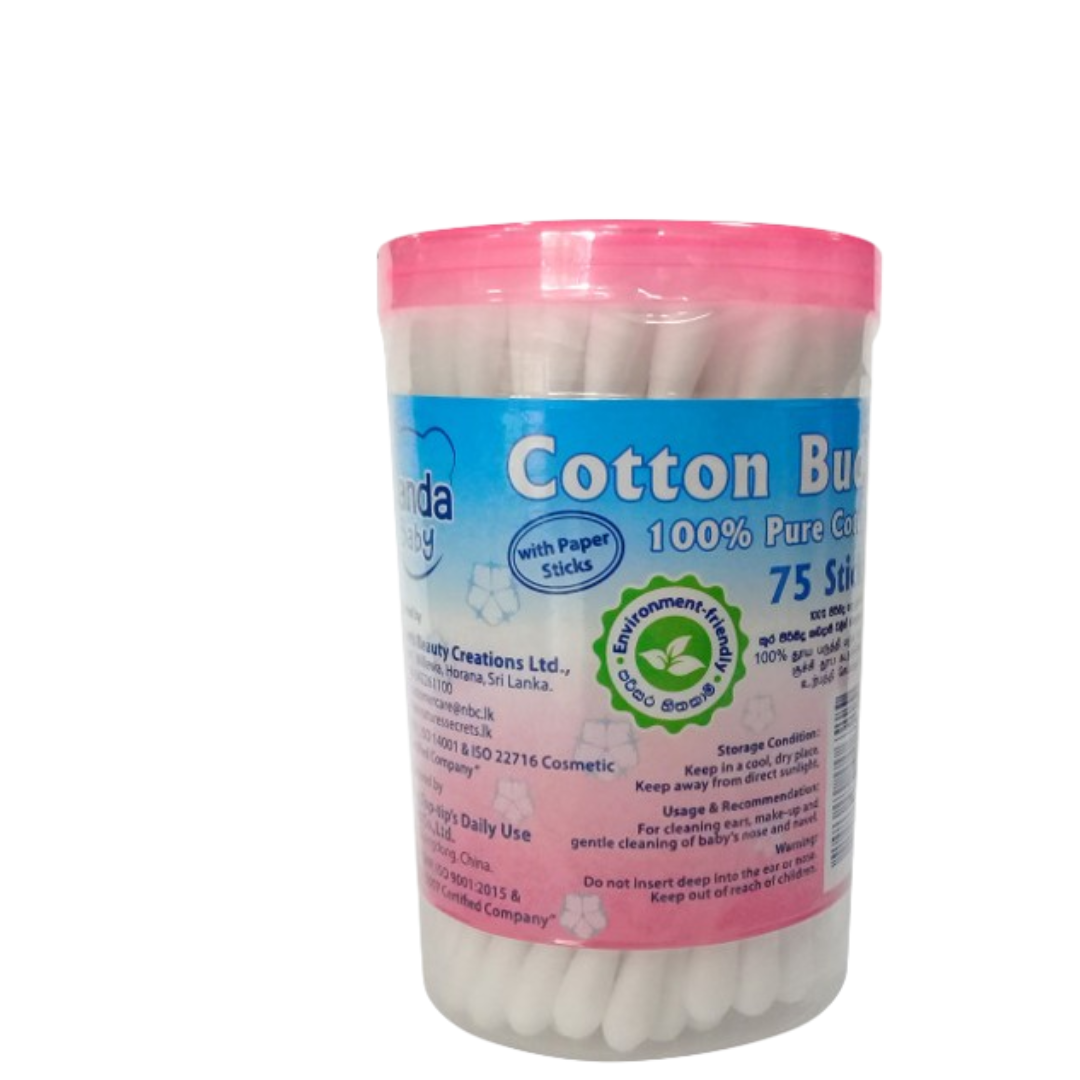 Panda Baby Cotton Buds 75 Sticks_0