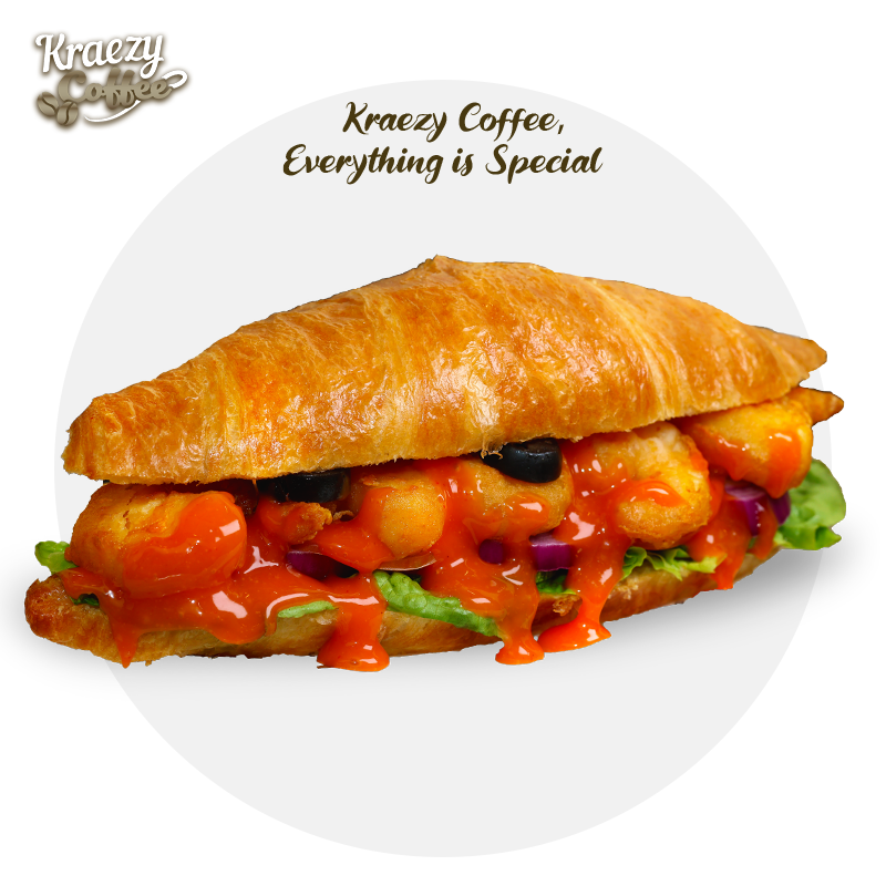 Croissant Tempura Shrimp Sandwich_0