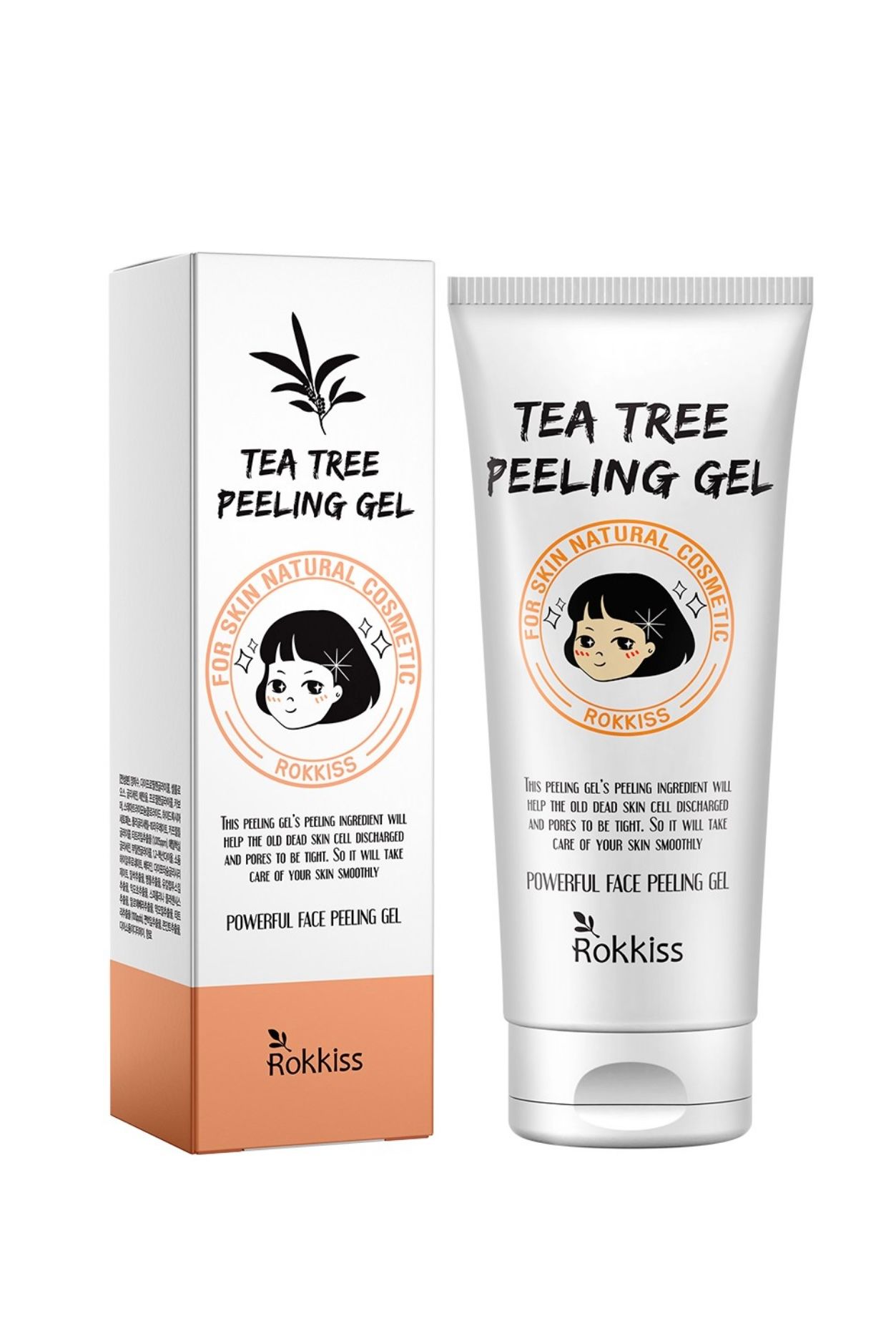 Rokkiss Tea tree peeling gel, 120ml_0