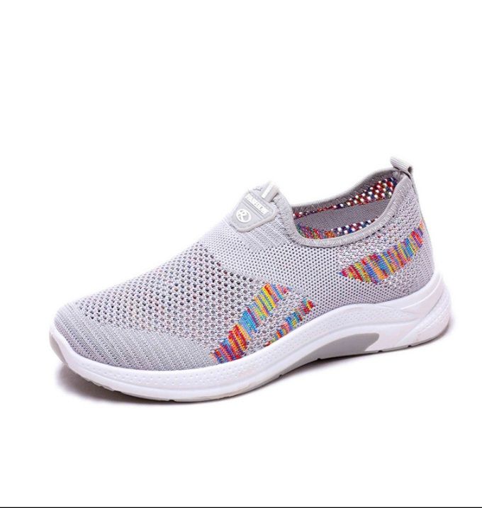 Women's Casual Breathable Fly Woven Mesh Cloth Shoes_1