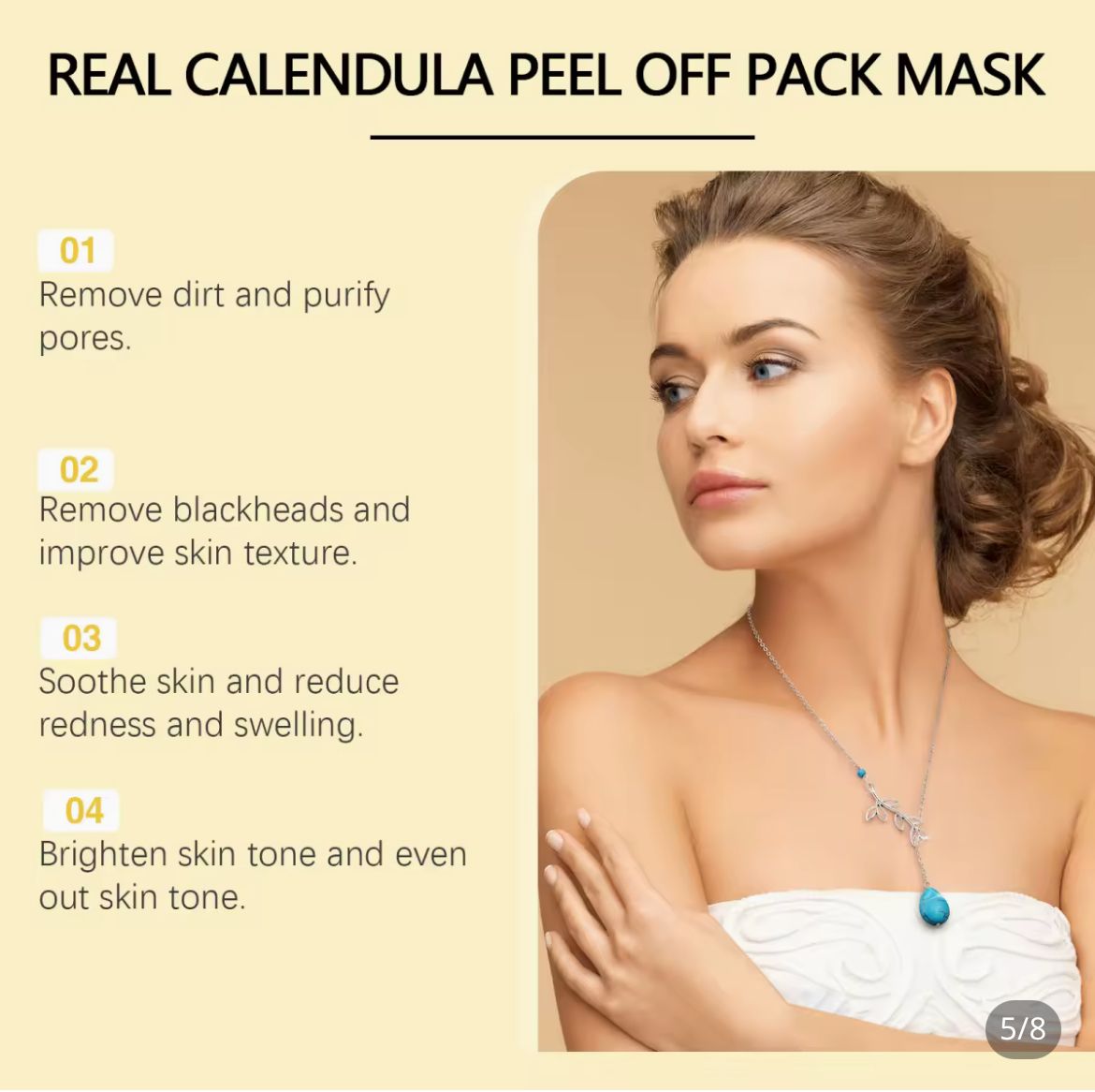 Hoygi Real Calendula Peel Off Pack Mask_5