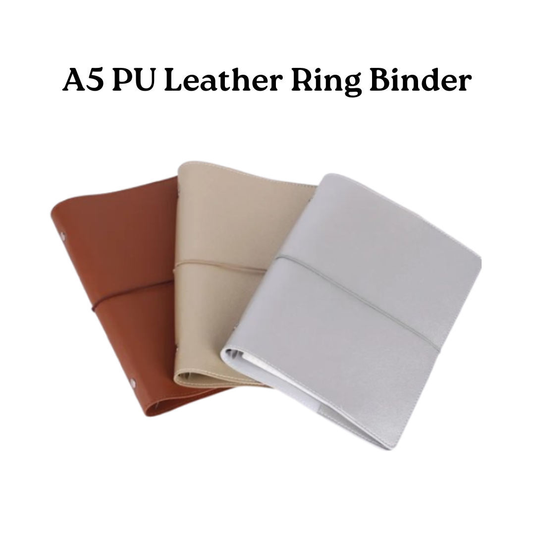 A5 PU Leather Ring Binder_0