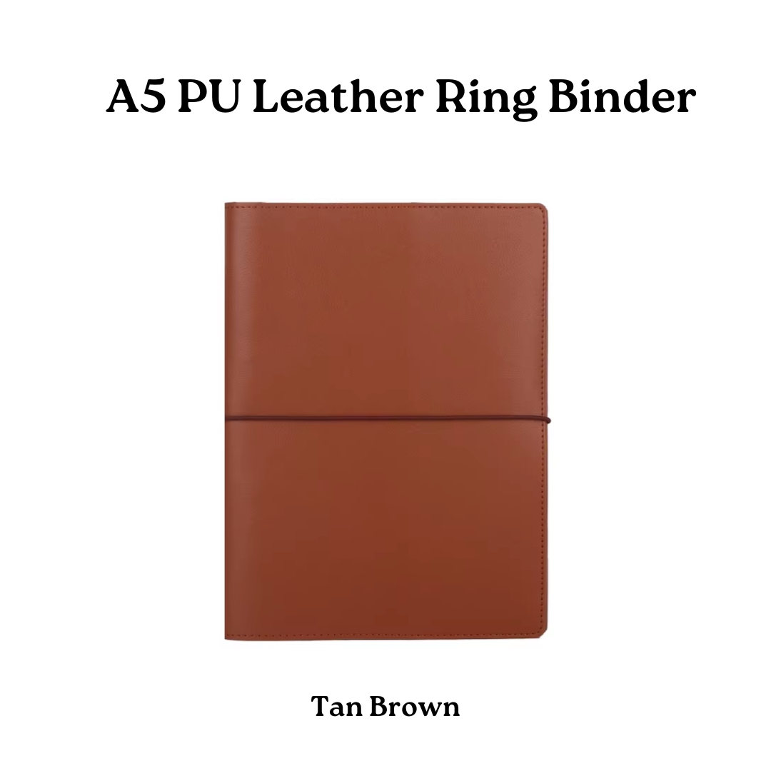 A5 PU Leather Ring Binder_4