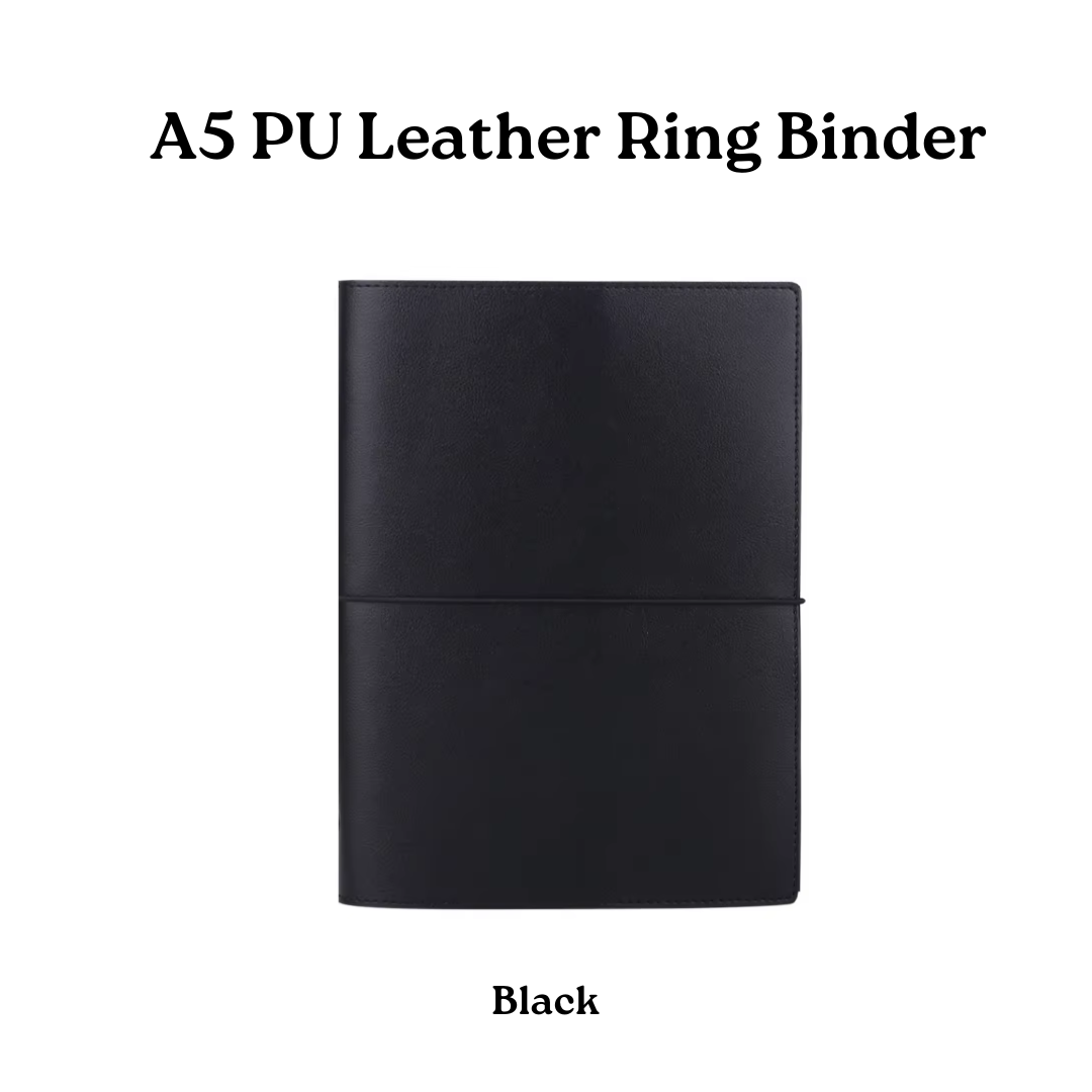 A5 PU Leather Ring Binder_5