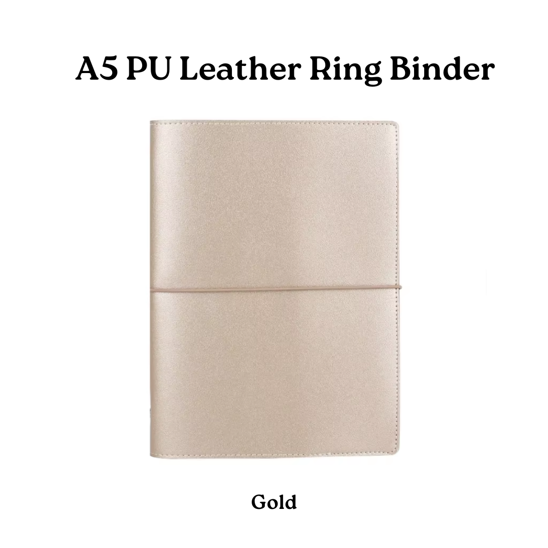 A5 PU Leather Ring Binder_6