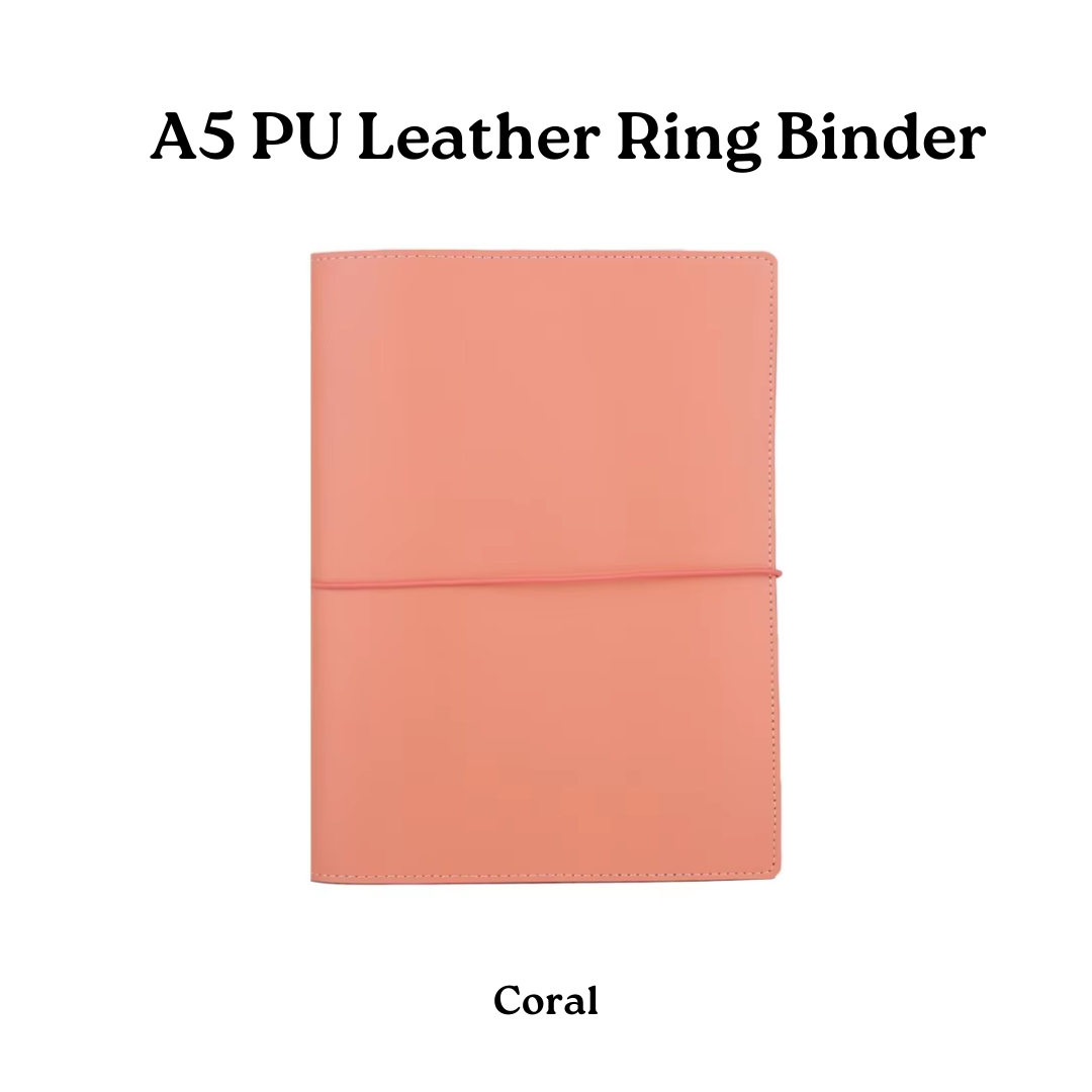 A5 PU Leather Ring Binder_7