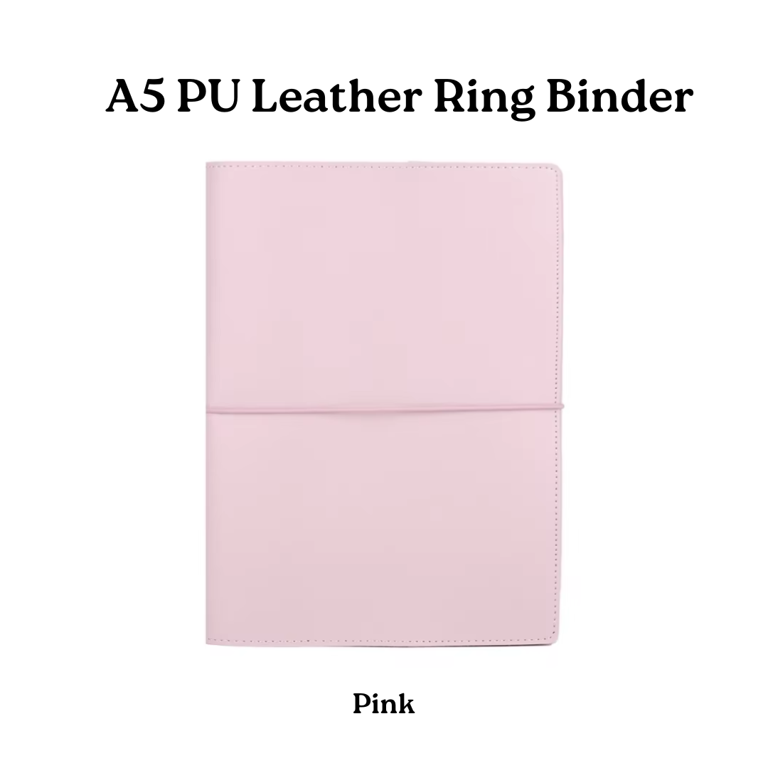 A5 PU Leather Ring Binder_12