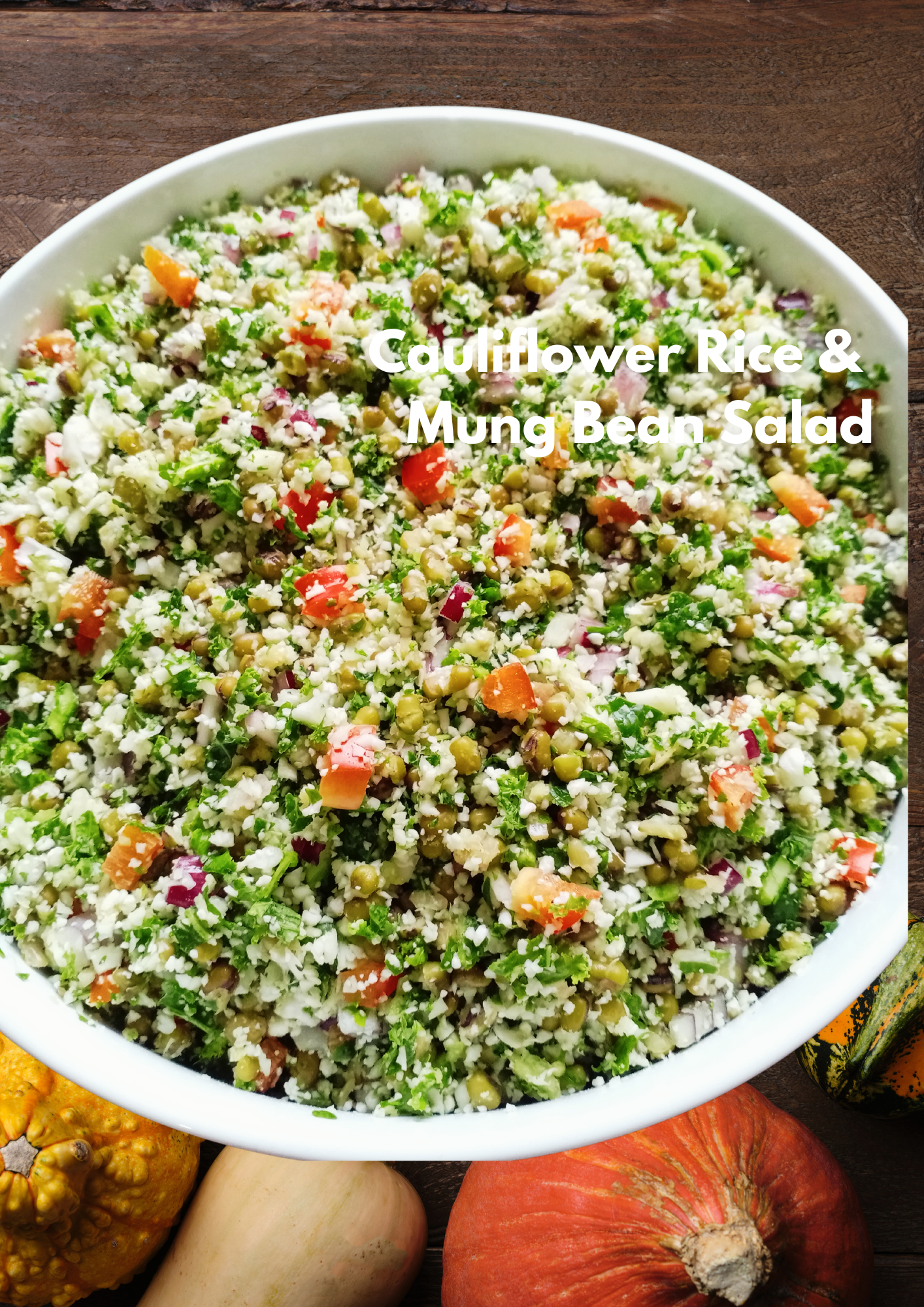Cauliflower Rice and Mung Bean Salad_0