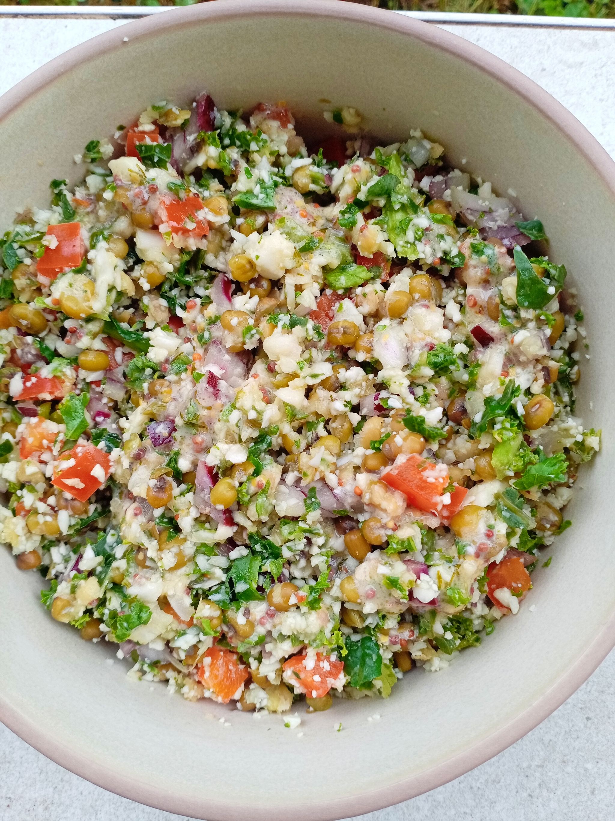 Cauliflower Rice and Mung Bean Salad_1