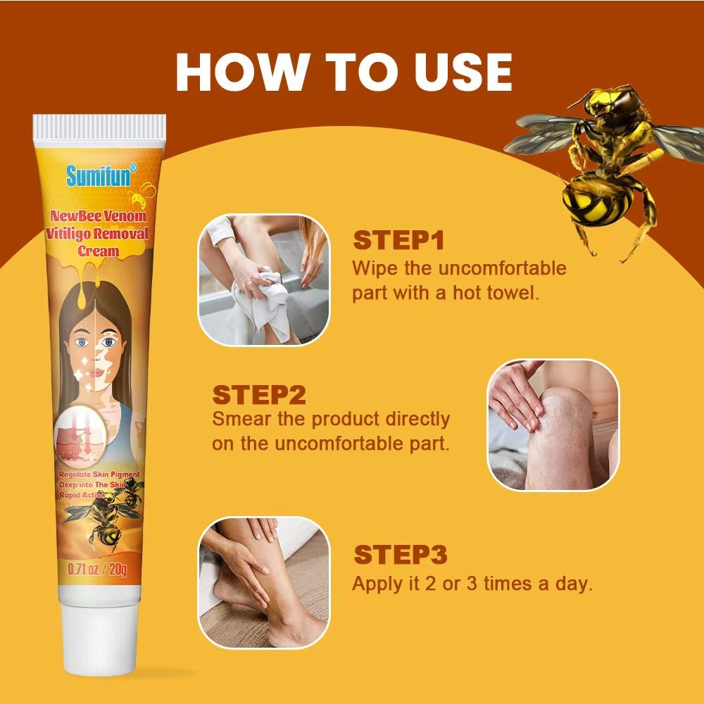 New Bee Venom Vitiligo Removal Cream_4