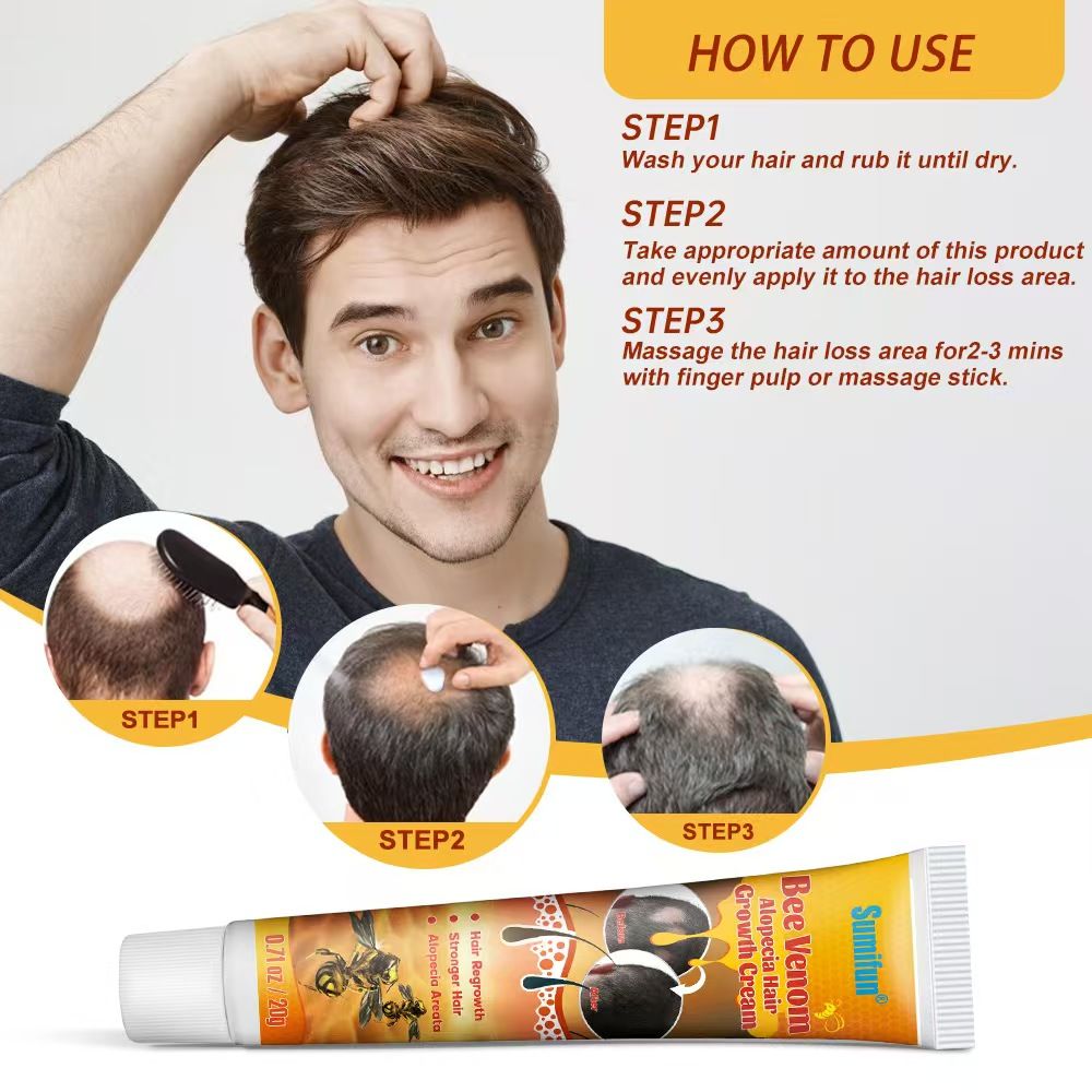 Bee Venom Alopecia Hair Growth Cream_2