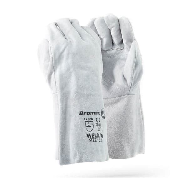 6″ Chrome Leather DBL Palm Gloves_0