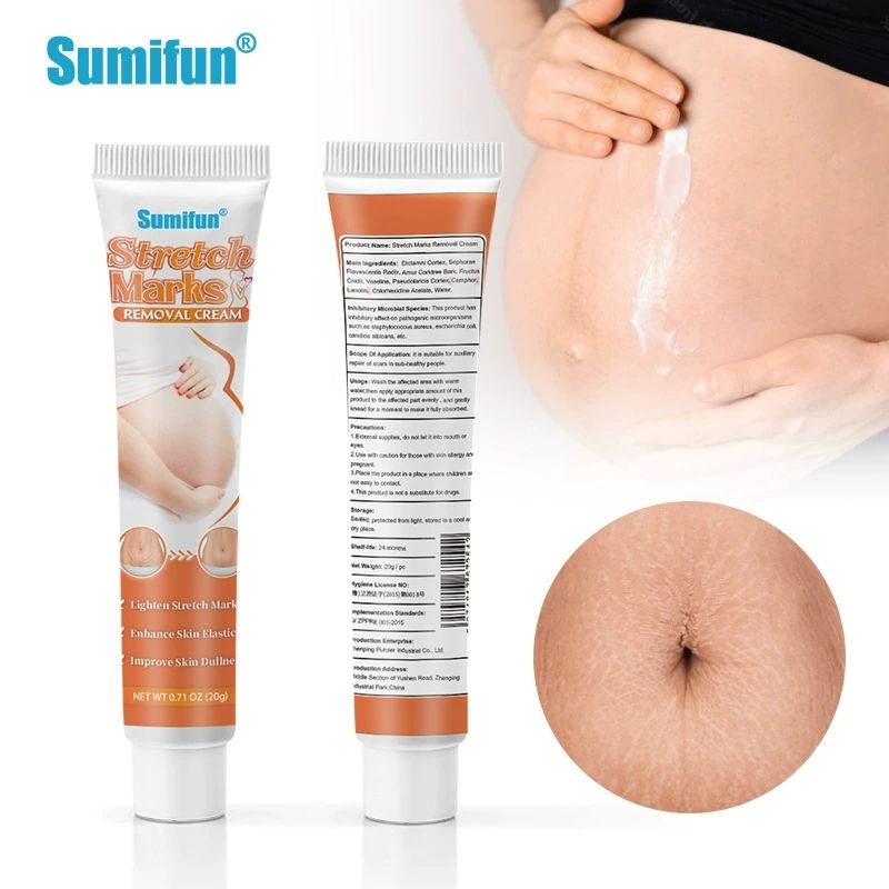 Sumifun Stretch Marks Removal Cream – Fade Stretch Marks & Scars, Moisturize & Firm Skin, 20g_4