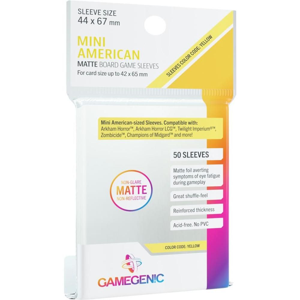 GameGenic - MATTE Sleeves: 44mm x 67mm (Mini American)_0