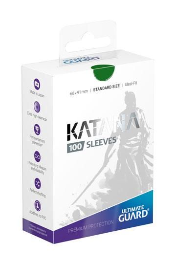 Ultimate Guard Katana Sleeves Standard Size Green (100)_0