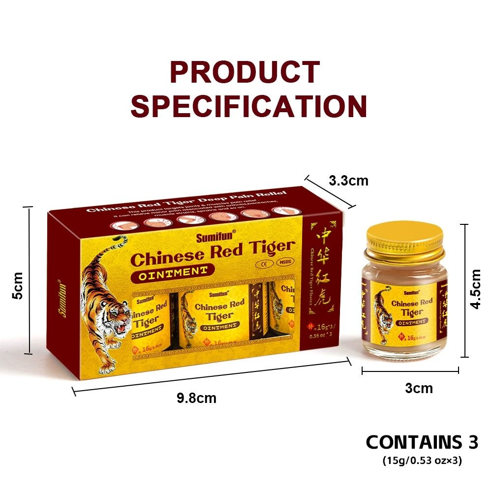 Sumifun Chinese Red Tiger Ointment – Relieve Joint & Bone Discomfort_11