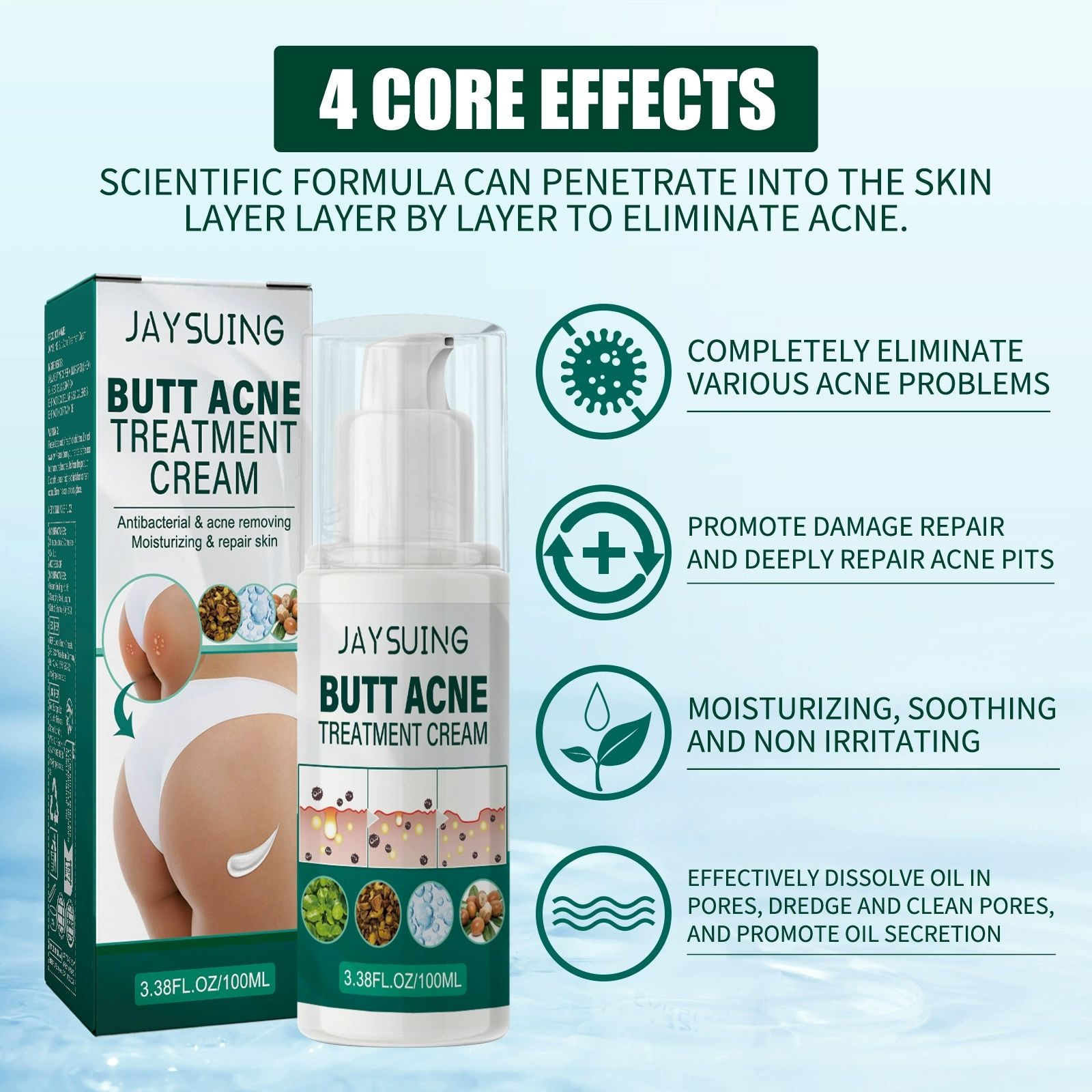 JaySuing Butt Acne Treatment Cream – Antibacterial & Skin Repair Formula_6