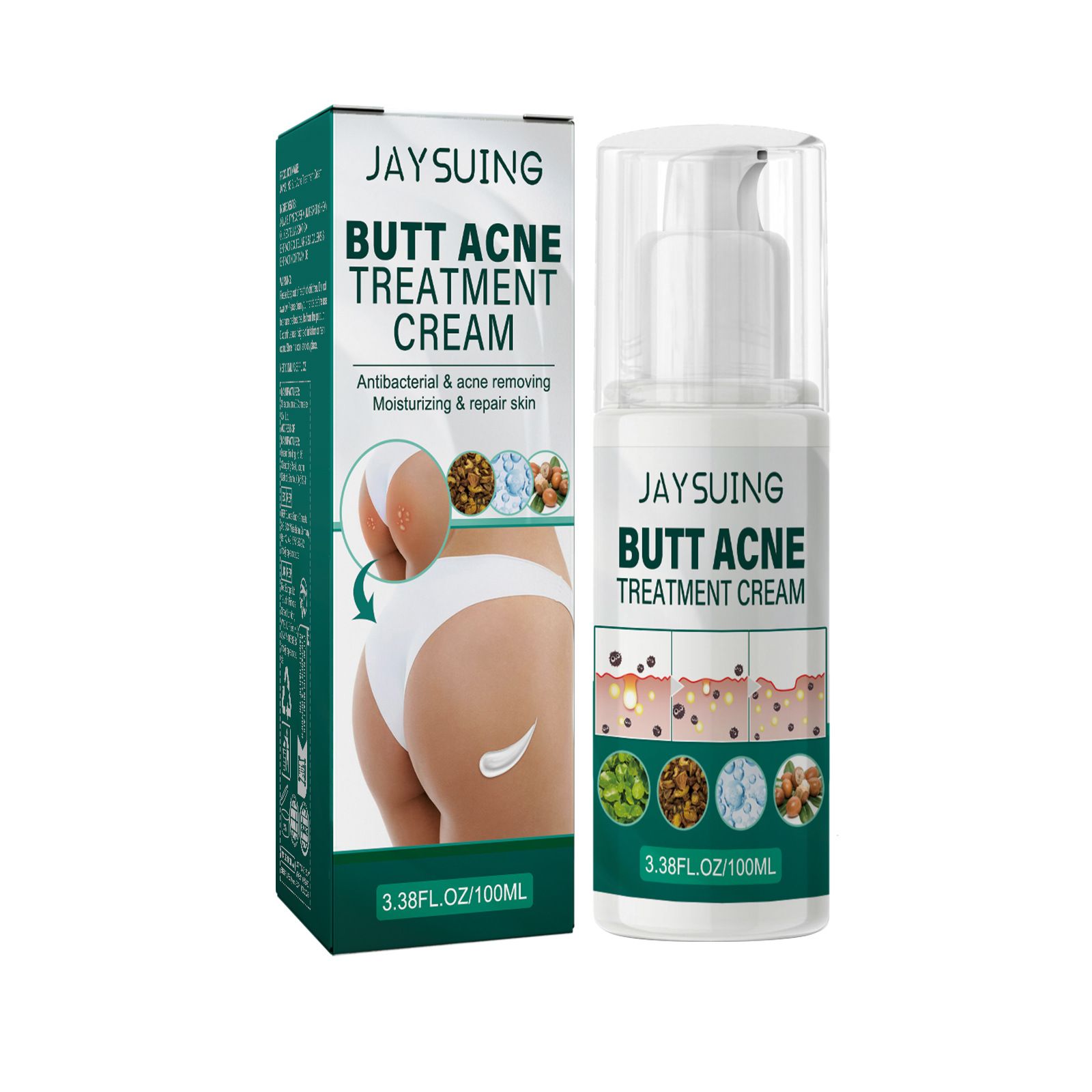 JaySuing Butt Acne Treatment Cream – Antibacterial & Skin Repair Formula_0