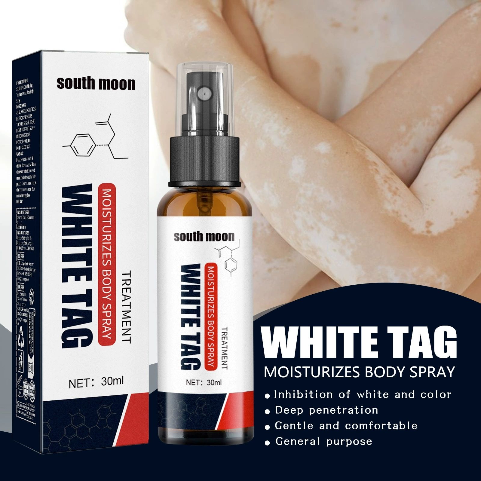 South Moon White Tag Moisturizing Body Spray – Skin Whitening & Moisturizing Treatment_4