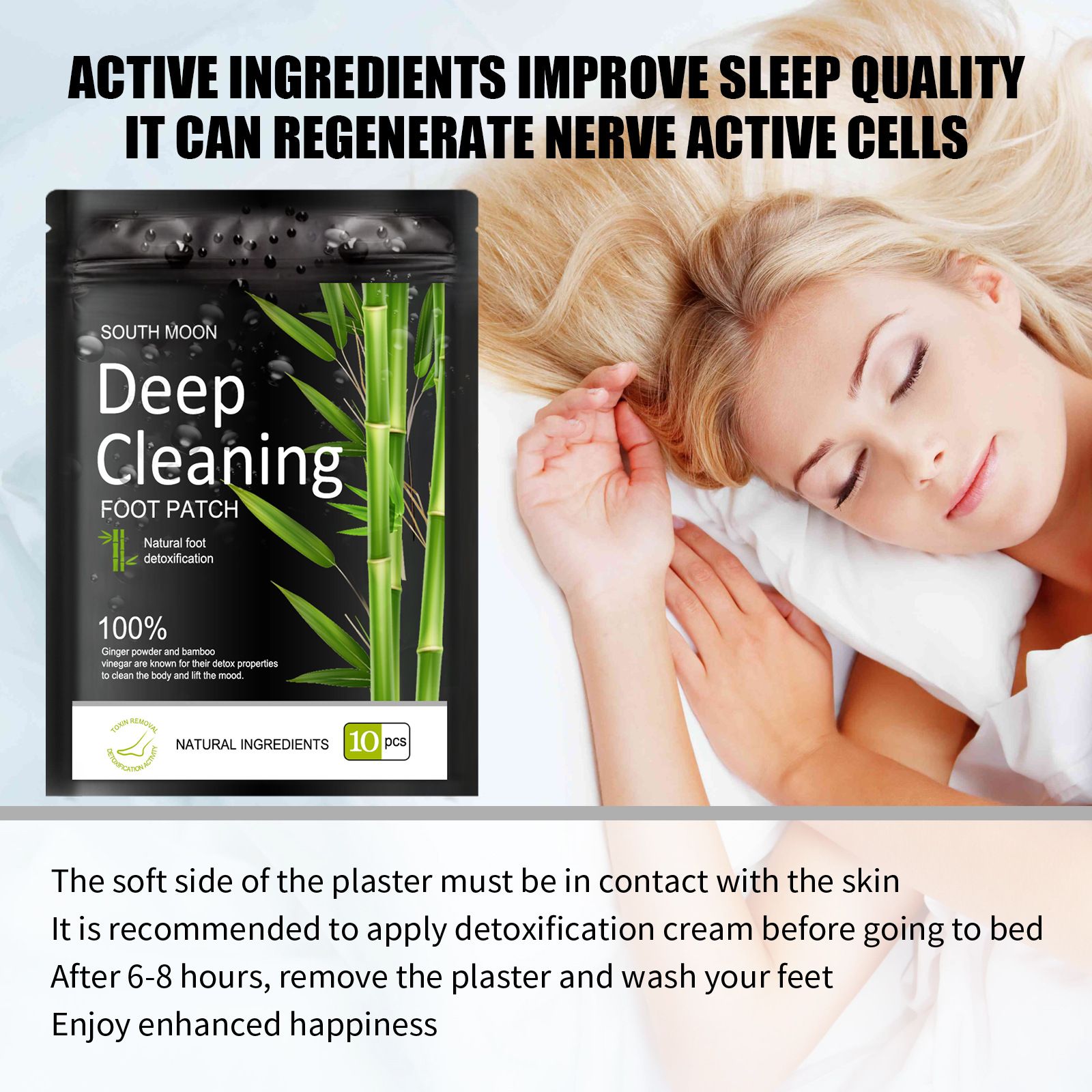 South Moon Deep Cleaning Foot Patch – Natural Detox & Relaxation_4