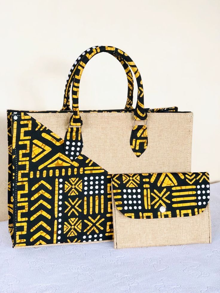 Sac à main motif africain _1