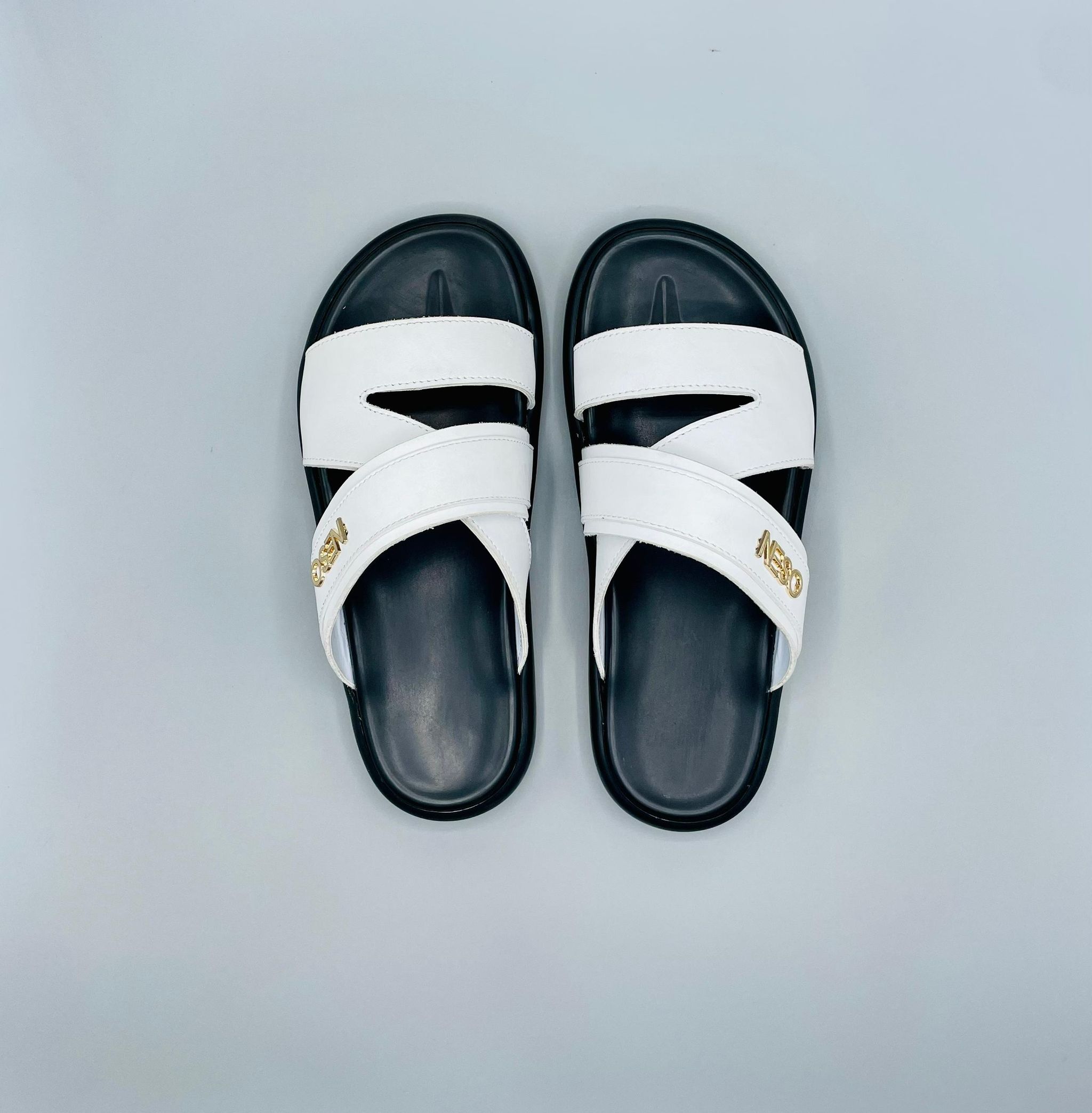 Men's Leather Slides_0